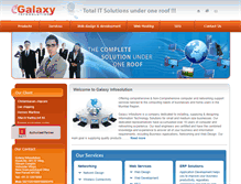 Tablet Screenshot of galaxyinfosolution.com